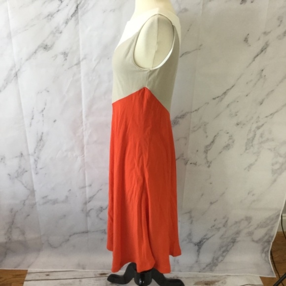 Anthro Maeve Cameroon Color Block Swing Dress - Picture 3 of 6